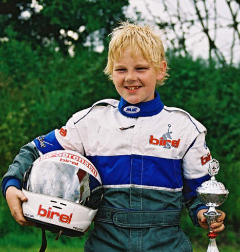 Bo Sørensen er rookie i ICA Junior, men har allerede hjemkørt flere podieplaceringer.